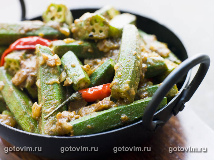 ����� �� ����� (Bhindi Bhaji)