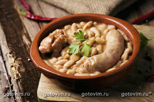 Рагу с мясом и фасолью кассуле кастельнодари (Le Cassoulet de Castelnaudary)