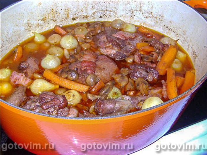 ����� � ���� (coq au vin)