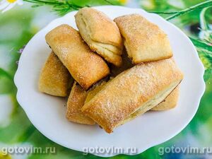 Слоеные язычки из домашнего слоеного теста