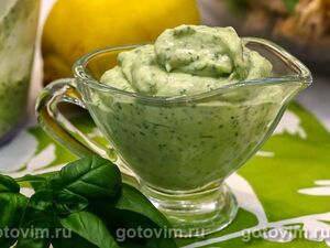 ���� �������� ������� � ������� (Green goddess dressing)