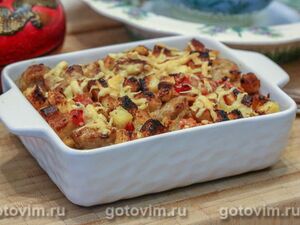 ������ - ������� ��������� � ���������� � ����� (Breakfast Strata with Sausage and Cheese)