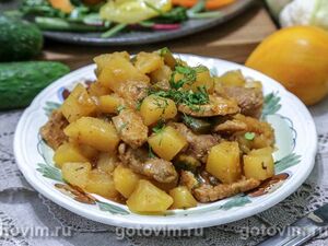 Азу из свинины в мультиварке