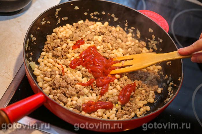 Фасоль с макаронами, Pasta faggioli, по итальянски