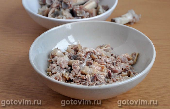 Холодец из свиных ножек и курицы