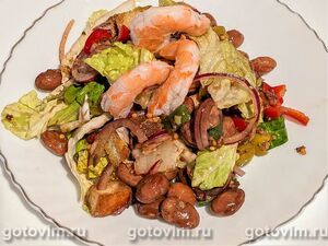 Салат с тунцом, рисом и огурцами (рецепт с фото)