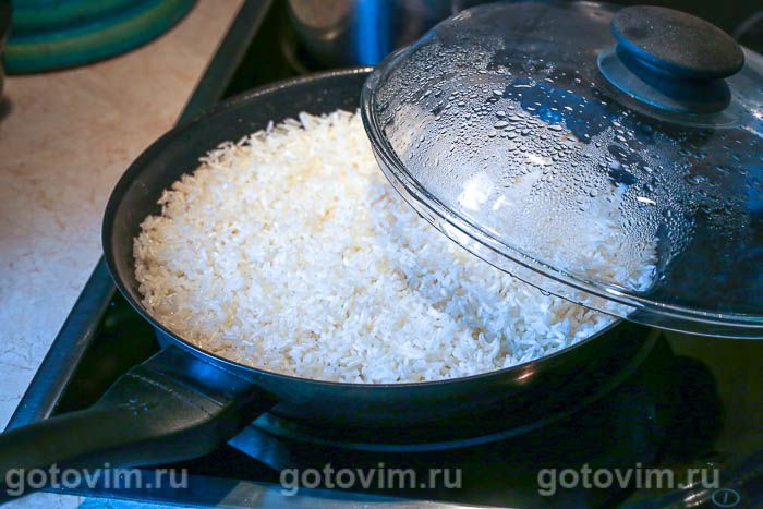 Рис на сковороде — рецепт с фото пошагово. Как приготовить рис на сковороде с куркумой и чесноком?