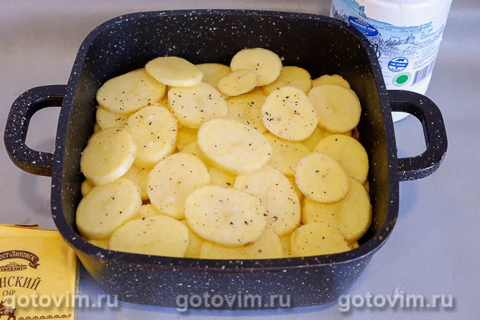 Картофельная запеканка с фаршем