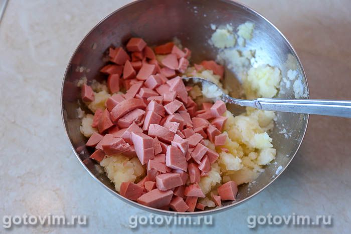 Картофельные оладушки из пюре