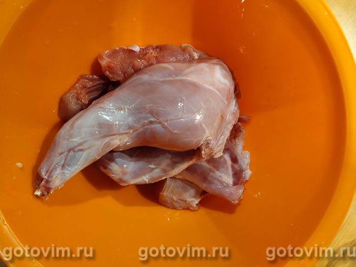Кролик с картошкой в рукаве - пошаговый рецепт с фото на фотодетки.рф