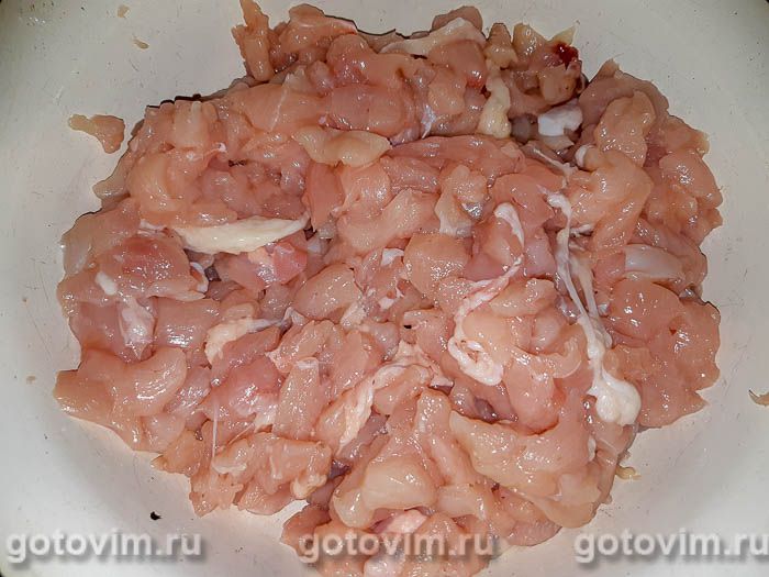 Рецепт: Колбаса домашняя - Куриная колбаса без нитритов.