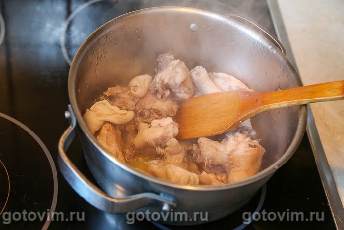 Курица тушеная с баклажанами - рецепт автора Надежда Синдеева