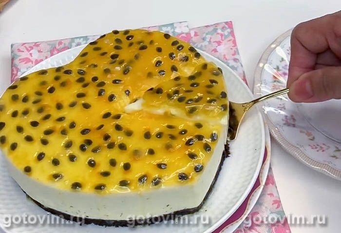 Торт «Манго-маракуйя» – пошаговый рецепт приготовления с фото