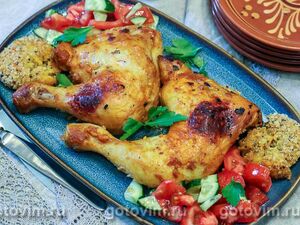 Как приготовить жареные куриные бедра на сковороде с чесноком - рецепт с фото пошагово