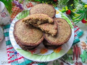 Полезные оладьи с отварной печенью — рецепт с фото