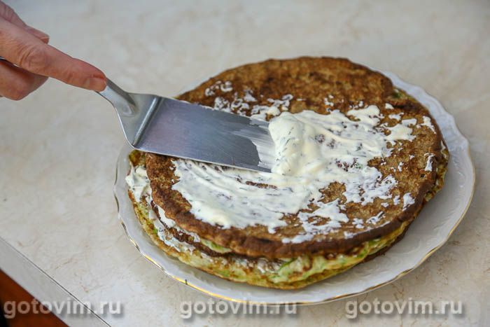 Печеночно кабачковый торт - 62 фото