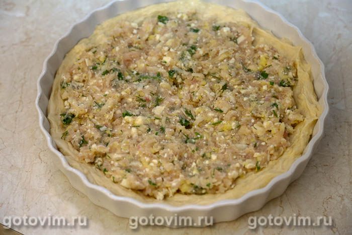 Осетинский пирог с курицей, помидорами и сыром гр ❤️ +7()