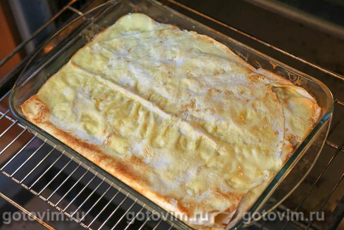 Сырный пирог из лаваша