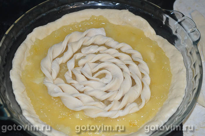 пирог с вареньем из готового дрожжевого теста в духовке рецепт с фото | Дзен