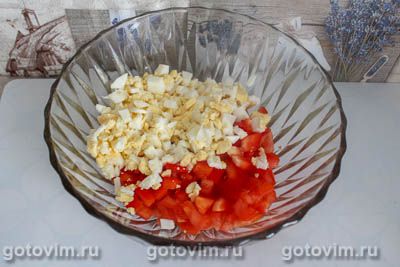 Салат «Муравейник» с колбасой, Шаг 05
