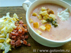 Рецепт приготовления холодный кефирный суп на обед