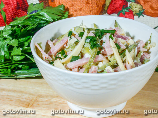 20 рецептов быстрого салата с ветчиной и пекинской капустой