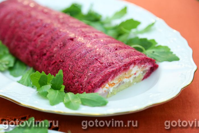 Селёдка под шубой с желатином - рецепт автора Galina Sayfutdinova