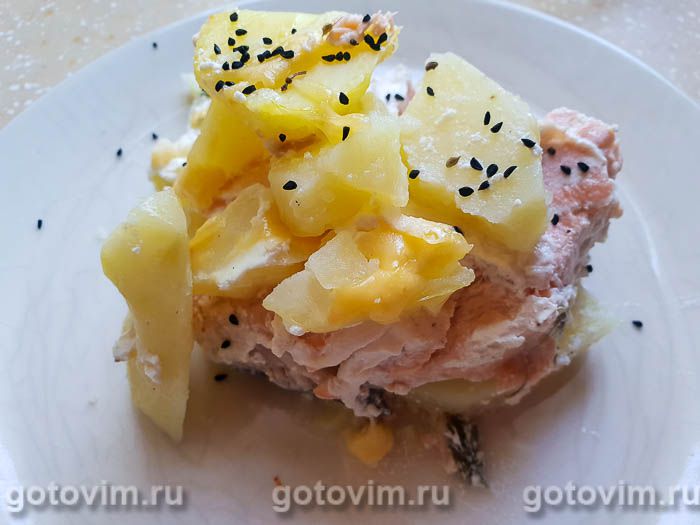 Стейк трески в духовке с сыром рецепт с фото пошагово