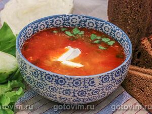 1. Гороховый суп со свининой и копченостями