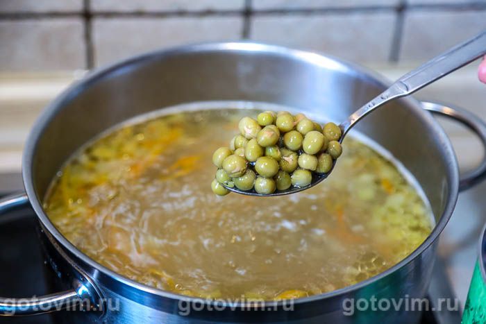 Суп из консервированного горошка рецепт с фото