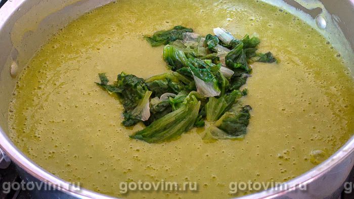 Суп из листьев салата — оригинальное полезное блюдо, пошаговый рецепт