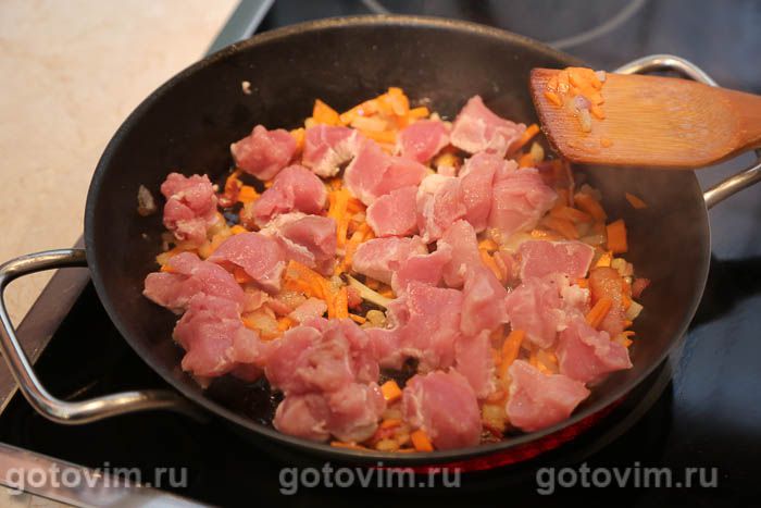 Бигус с мясом и рисом