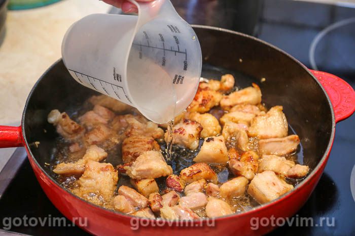 Габаджоу (锅包肉) свинина в кисло-сладком соусе по-китайски - пошаговый рецепт с фото