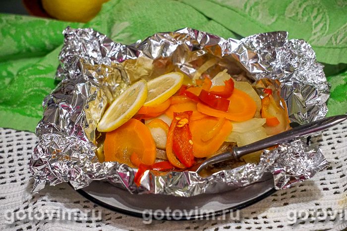 Окунь-терпуг с овощами - пошаговый рецепт с фото