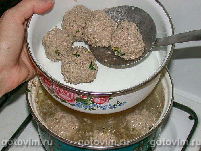 Томатный суп с сырными клёцками по-царицынски