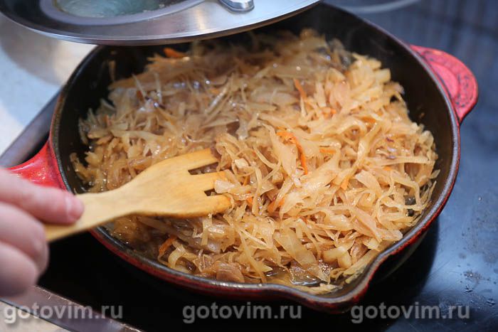 Тушеная капуста с мясом в мультиварке рецепт с фото пошагово