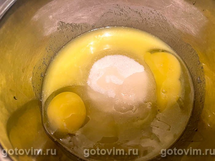 Пошаговое приготовление творожного кекса с вишней — рецепт с фото