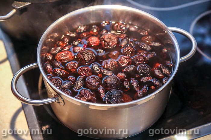 Компот из сушеной груши дички рецепт