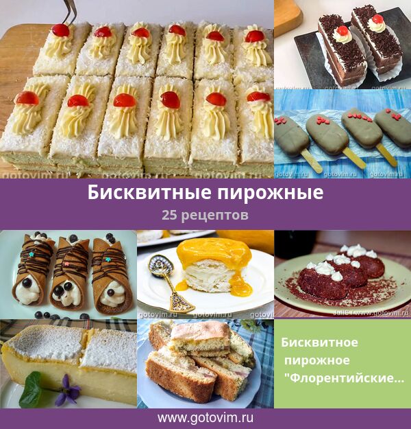 Пирожные на день рождения, рецептов с фото пошагово на азинский.рф
