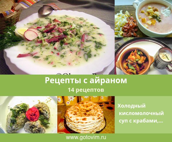 Блюда из айрана, рецепты с фото: 13 рецептов блюд из айрана на rov-hyundai.ru